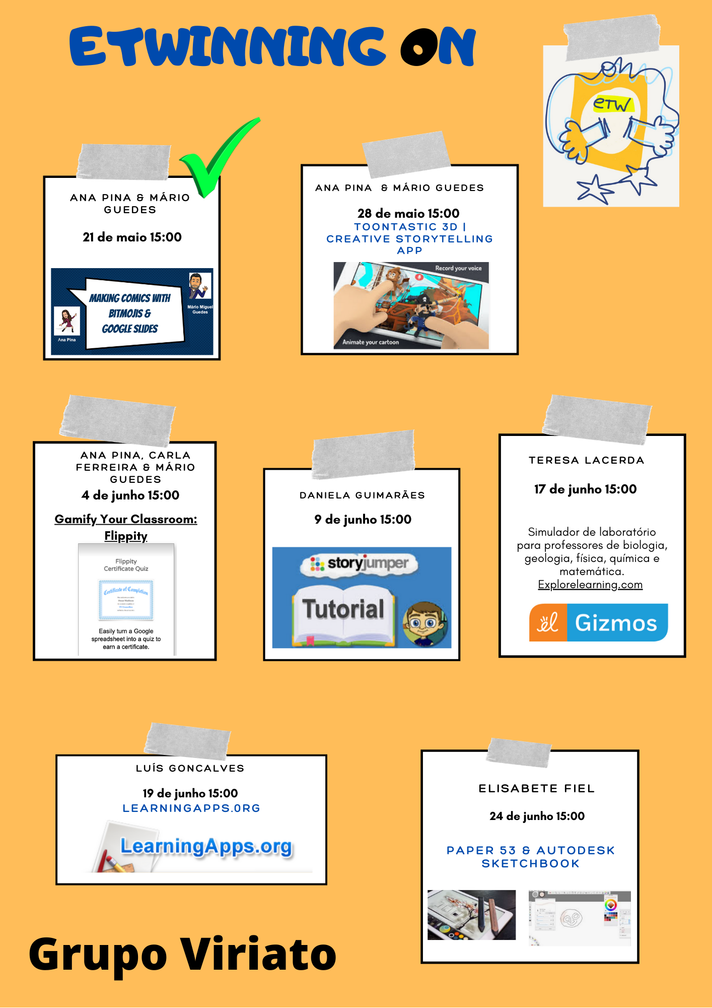 Ciclo de eventos eTwinning - junho