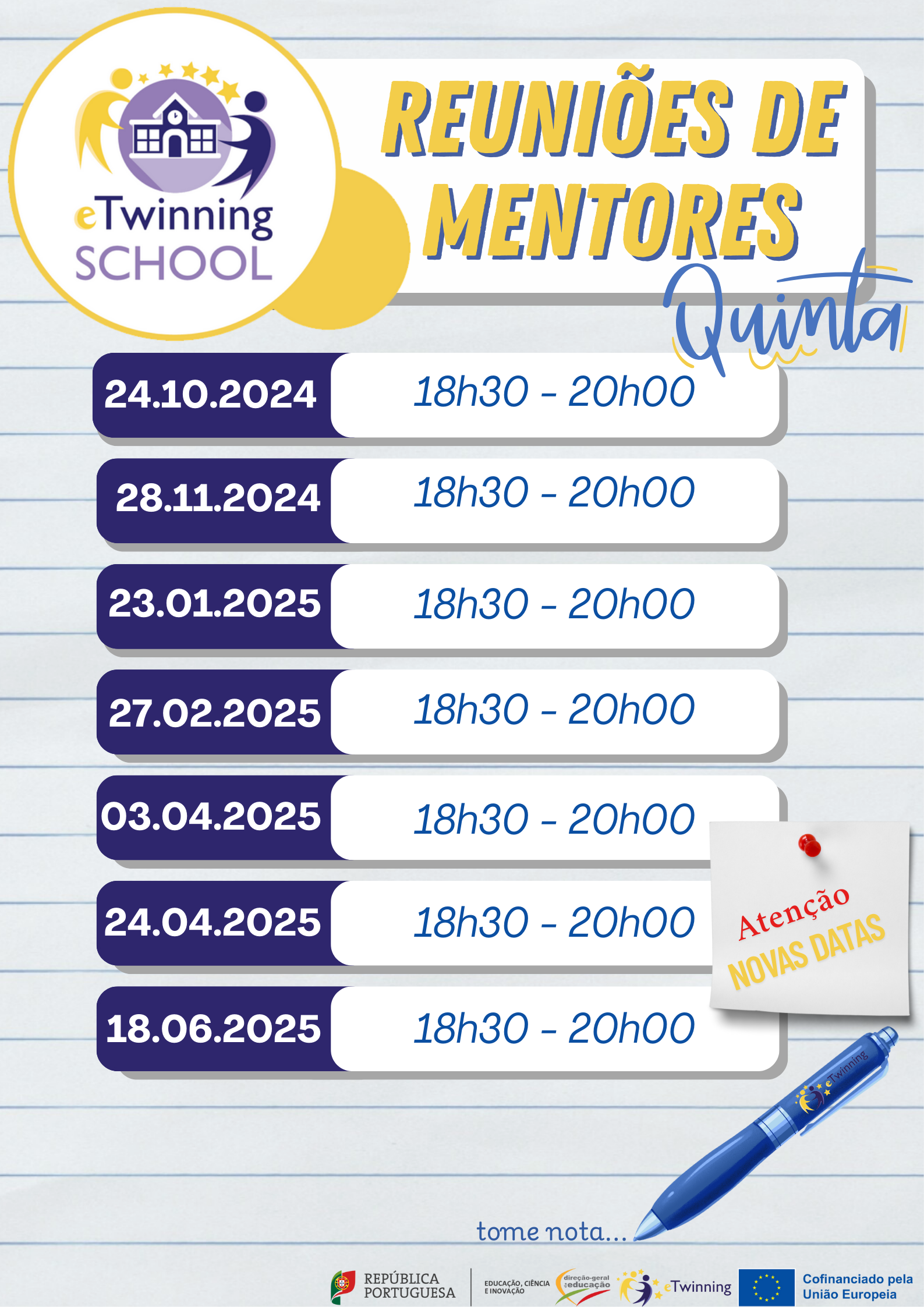 mentores calendario
